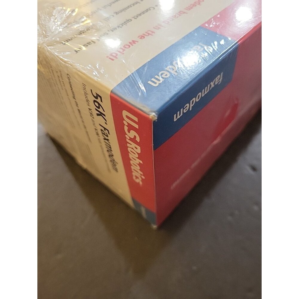 US ROBOTICS | 56K FAX MODEM USR5686D MODEM RARE R36.0002.00 WHITE PHONE USA NEW - Picture 6 of 6